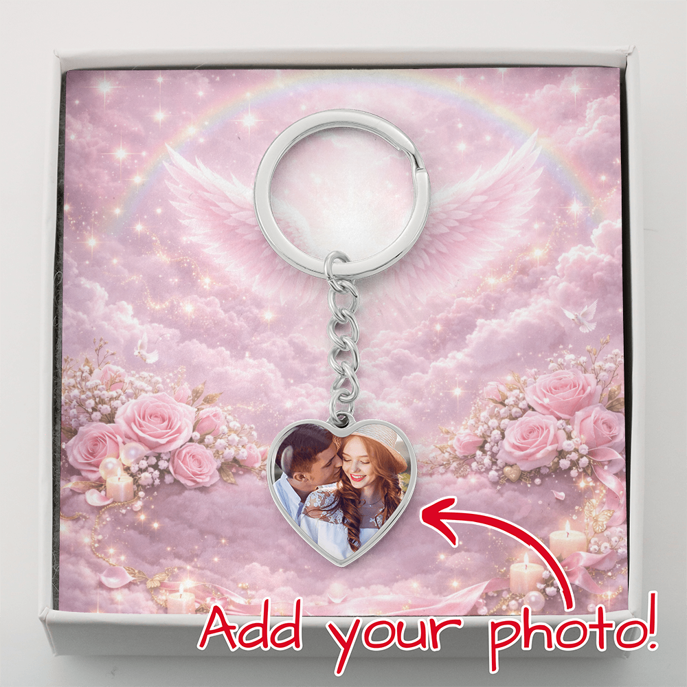 Memorial Heart Keychain