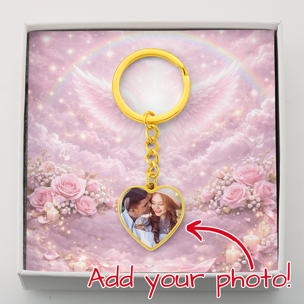 Memorial Heart Keychain